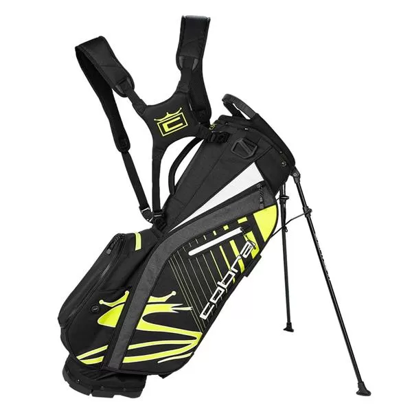 COBRA Ultralight Stand Bag Black Turbo Yellow 3 COBRA Ultralight Stand Bag Black Turbo Yellow