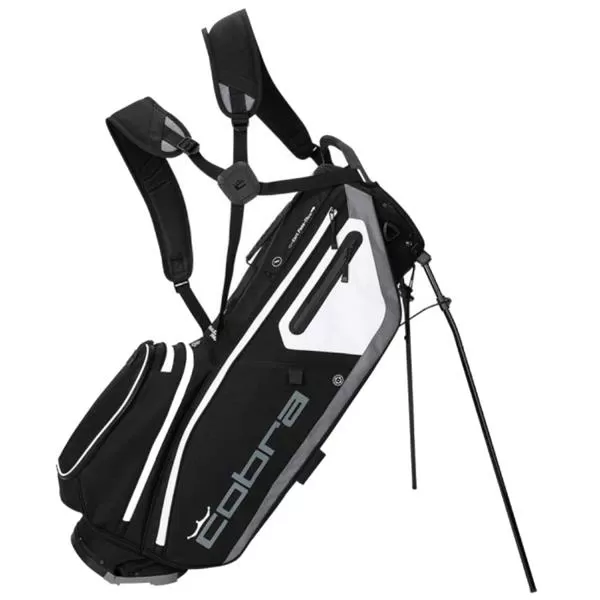 COBRA Ultralight Pro+ Stand Bag Black White 3 COBRA Ultralight Pro+ Stand Bag Black White