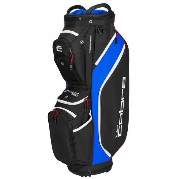 COBRA Ultralight Pro Cart Bag Puma Black/Electric Blue 3 COBRA Ultralight Pro Cart Bag Puma Black/Electric Blue