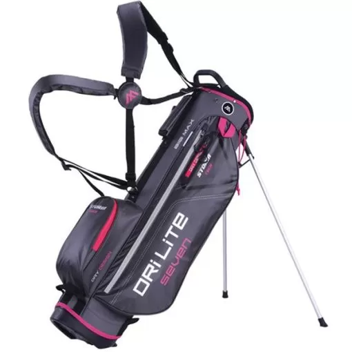 Dri Lite 7 Stand Bag Charcoal - Fuchsia -Sale Golf Online BM20A0501007 L