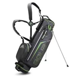 Aqua Seven W/P 4 Way Stand Bag Charcoal Lime