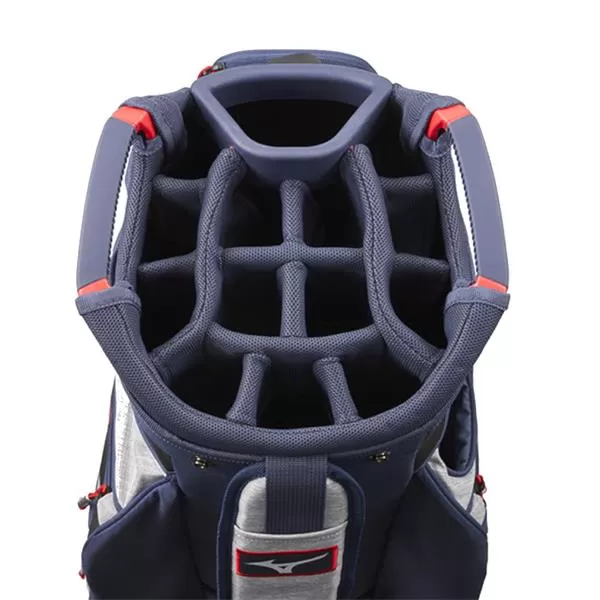 Mizuno BR-D4 Cart Bag Grey - Navy 4 Mizuno BR-D4 Cart Bag Grey - Navy - Image 2