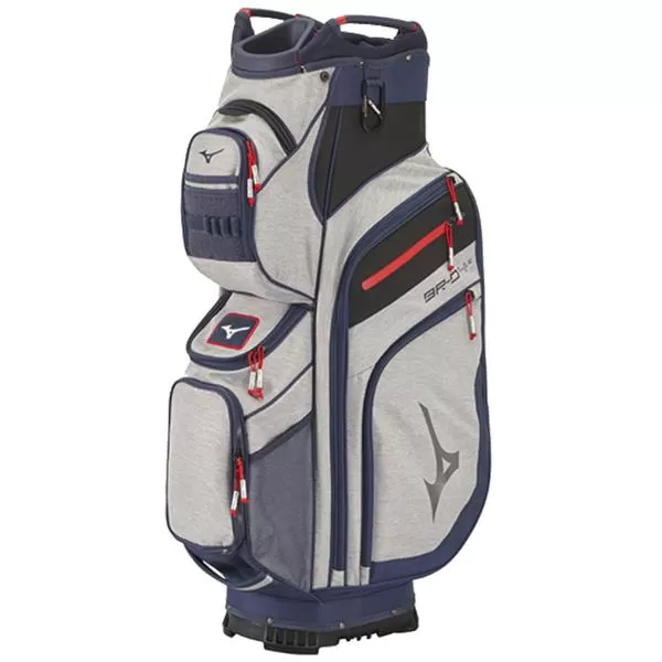 Mizuno BR-D4 Cart Bag Grey - Navy 3 Mizuno BR-D4 Cart Bag Grey - Navy