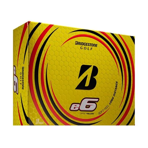 Bridgestone E6 Golf Balls Dozen Yellow 3 Bridgestone E6 Golf Balls Dozen Yellow