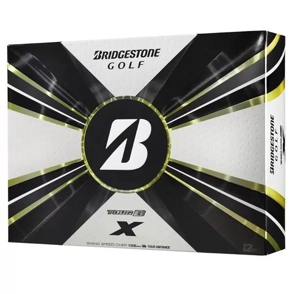 Bridgestone Tour B X Golf Balls White 3 Bridgestone Tour B X Golf Balls White