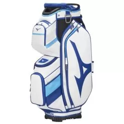 Mizuno Tour Cart Bag 22 14W White Blue