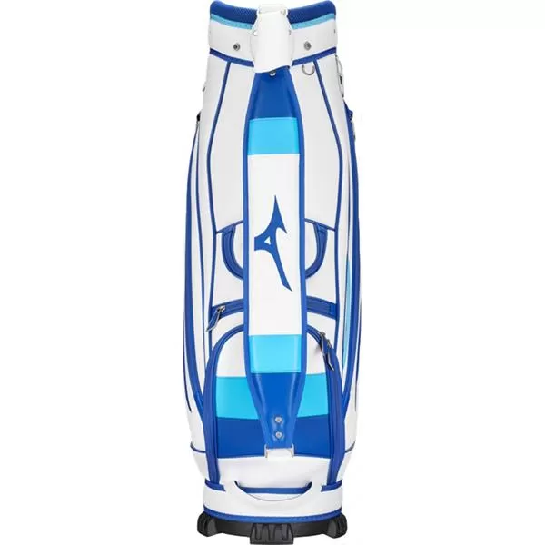 Mizuno Tour Staff Mid Bag 22 White Blue 6 Mizuno Tour Staff Mid Bag 22 White Blue - Image 4