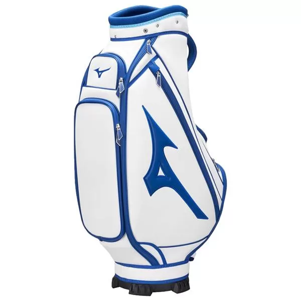 Mizuno Tour Staff Mid Bag 22 White Blue 3 Mizuno Tour Staff Mid Bag 22 White Blue