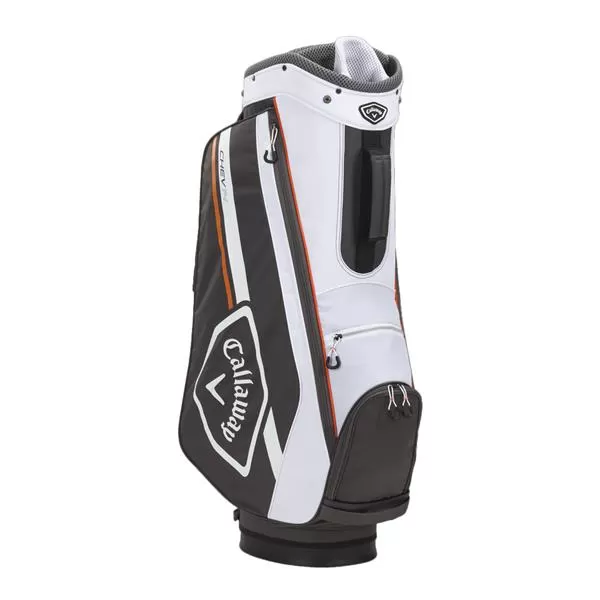 Callaway Chev Dry 14 Cart Bag Charcoal White Orange 5 Callaway Chev Dry 14 Cart Bag Charcoal White Orange - Image 3
