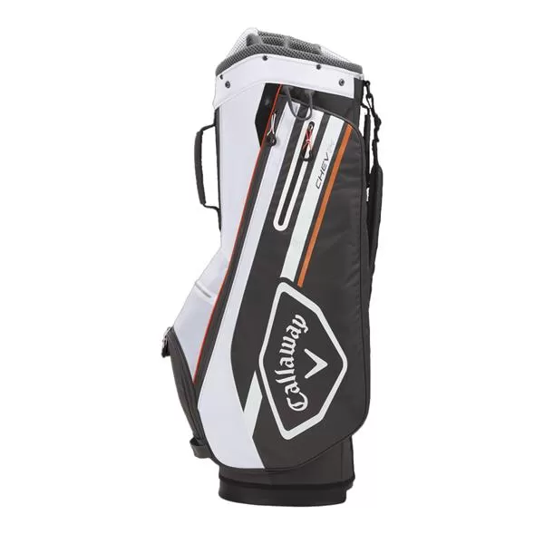 Callaway Chev Dry 14 Cart Bag Charcoal White Orange 8 Callaway Chev Dry 14 Cart Bag Charcoal White Orange - Image 6