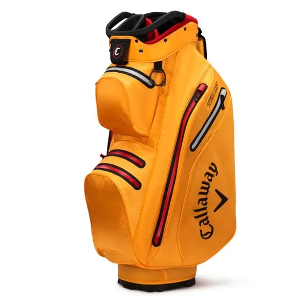 Callaway Org 14 HD Cart Bag Gold Fire Red 3 Callaway Org 14 HD Cart Bag Gold Fire Red