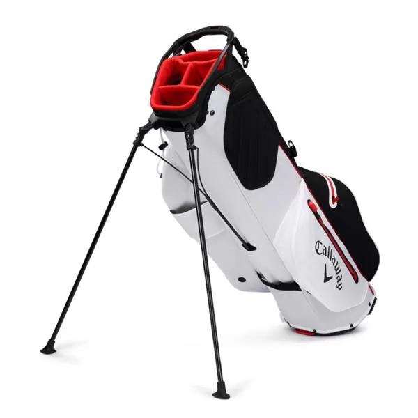 Callaway Fairway C HD Dbl Stand Bag Black White Fire 5 Callaway Fairway C HD Dbl Stand Bag Black White Fire - Image 3