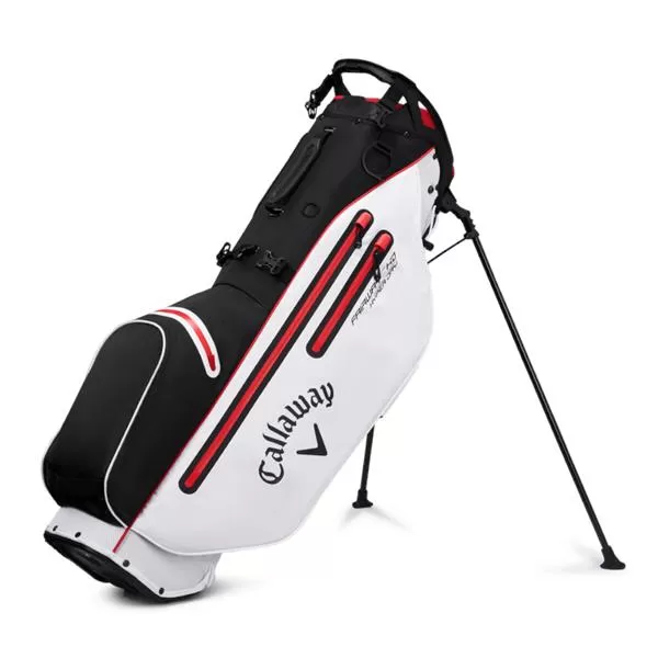 Callaway Fairway C HD Dbl Stand Bag Black White Fire 3 Callaway Fairway C HD Dbl Stand Bag Black White Fire
