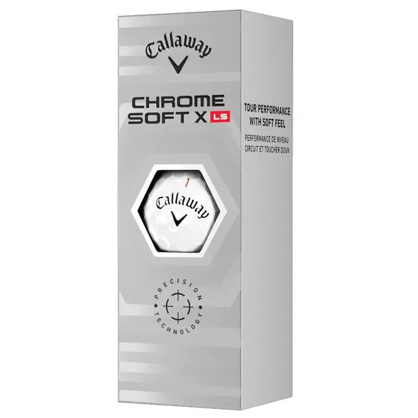 Callaway Chrome Soft X LS Balls White 7 Callaway Chrome Soft X LS Balls White - Image 5