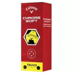 Callaway Chrome Soft Truvis Yellow Balls Black 9 Callaway Chrome Soft Truvis Yellow Balls Black -Sale Golf Online CA22D0108001 3 L