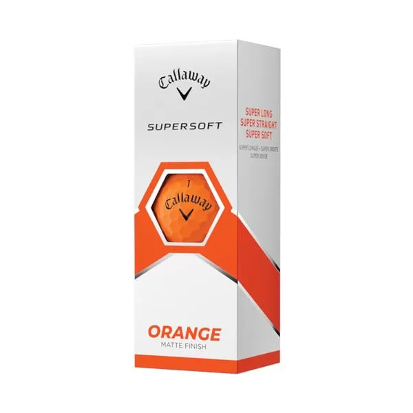 Callaway Supersoft 23 Matte Golf Balls Dozen Orange 6 Callaway Supersoft 23 Matte Golf Balls Dozen Orange - Image 4