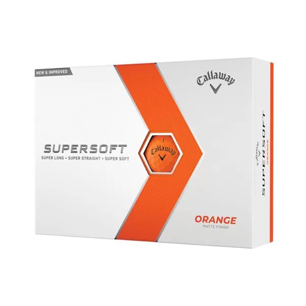 Callaway Supersoft 23 Matte Golf Balls Dozen Orange 3 Callaway Supersoft 23 Matte Golf Balls Dozen Orange
