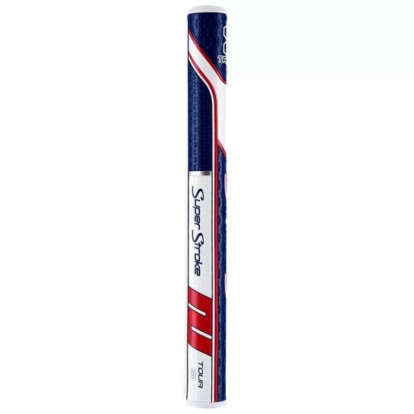 Traxion Tour 3.0 Grip Red - White - Blue 3 Traxion Tour 3.0 Grip Red - White - Blue