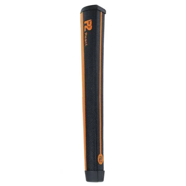 React Large Putter Grip Black - Orange 3 React Large Putter Grip Black - Orange