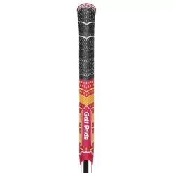 Golf Pride MCC Teams Midsize Grip . Dark Red Yellow