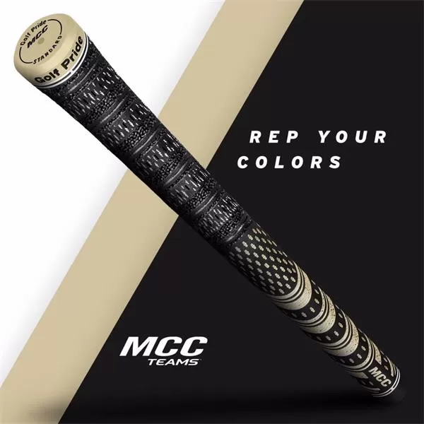 Golf Pride MCC Teams Standard Grip . Black - Gold 6 Golf Pride MCC Teams Standard Grip . Black - Gold - Image 4