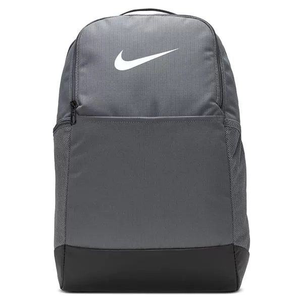 Nike Brasilia 9.5 Medium Backpack Grey Black White 026 3 Nike Brasilia 9.5 Medium Backpack Grey Black White 026