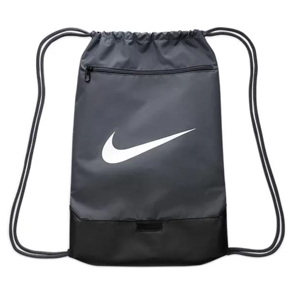 Nike Brasilia 9.5 Gym Sack Grey Black White 026 3 Nike Brasilia 9.5 Gym Sack Grey Black White 026