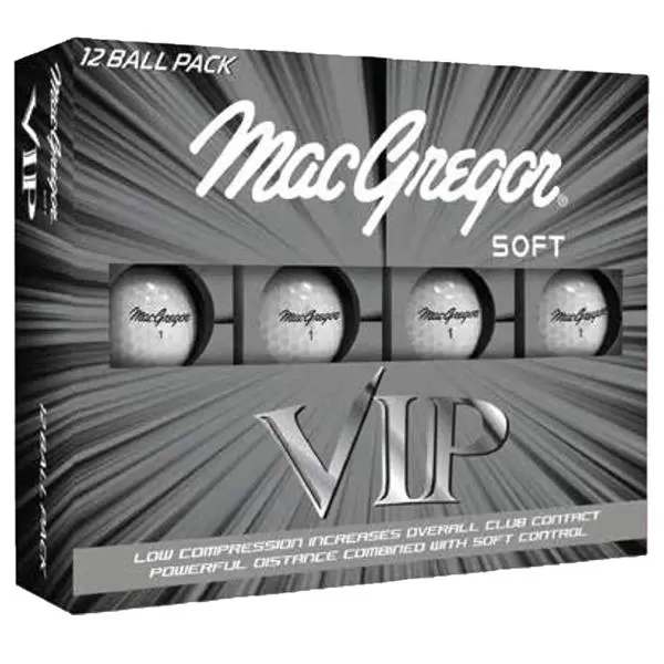 MacGregor VIP Golf Ball Dozen White 3 MacGregor VIP Golf Ball Dozen White