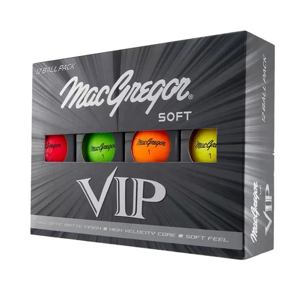 MacGregor VIP Golf Ball Dozen Multicolour 3 MacGregor VIP Golf Ball Dozen Multicolour