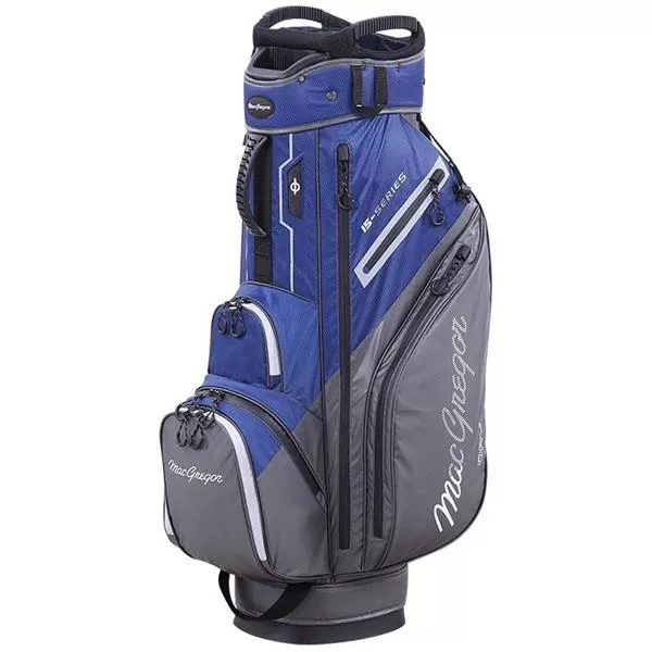MacGregor 15-Series Water Resistant 10" Cart Bag Navy - Grey 3 MacGregor 15-Series Water Resistant 10" Cart Bag Navy - Grey