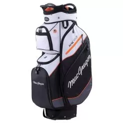 MacGregor Mac 14.0 10" Cart Bag Silver - Black - Orange