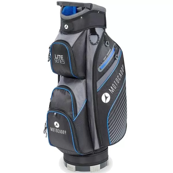 Motocaddy Lite Series Cart Bag Black - Blue 3 Motocaddy Lite Series Cart Bag Black - Blue