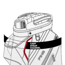 Ping Pioneer Monsoon 201 Cart Bag Azure Black -Sale Golf Online PI20A0301003 2 L