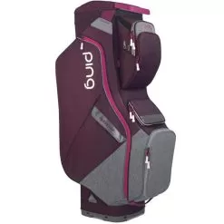 Ping Traverse 214 Cart Bag Garnet Heathered Grey Magenta