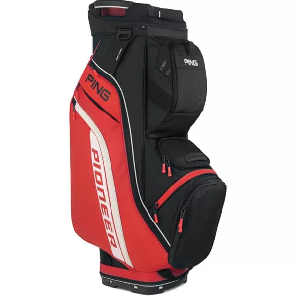 Ping Pioneer 214 Cart Bag Red - Black 3 Ping Pioneer 214 Cart Bag Red - Black