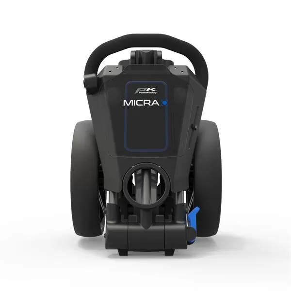 PowaKaddy Micra Push Cart Gunmetal Blue 5 PowaKaddy Micra Push Cart Gunmetal Blue - Image 3