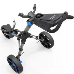 PowaKaddy Micra Push Cart Gunmetal Blue 9 PowaKaddy Micra Push Cart Gunmetal Blue -Sale Golf Online PW21B0102002 3 L