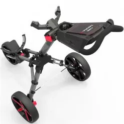 PowaKaddy Micra Push Cart Gunmetal Red -Sale Golf Online PW21B0102003 3 L