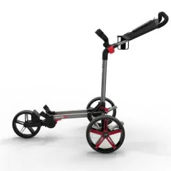 PowaKaddy DLX-Lite FF Push Cart Gunmetal Red -Sale Golf Online PW21B0103002 5 L