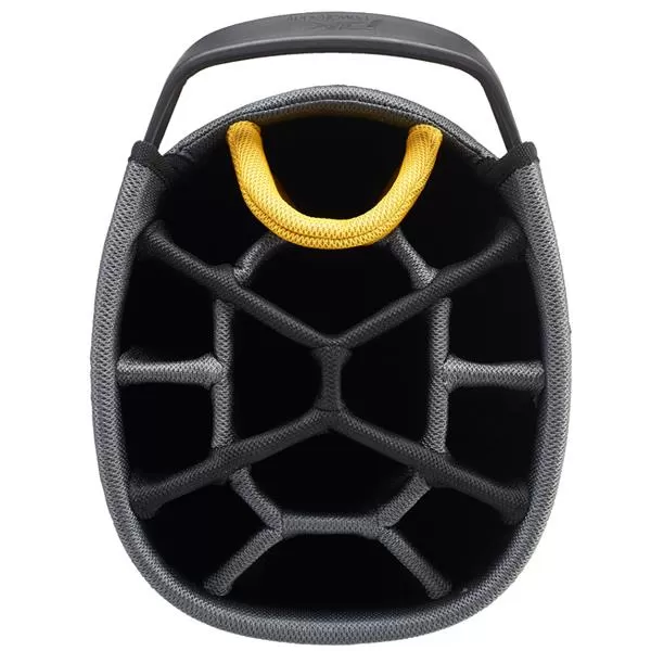 PowaKaddy Dri-Tech Cart Bag Gunmetal Yellow 4 PowaKaddy Dri-Tech Cart Bag Gunmetal Yellow - Image 2