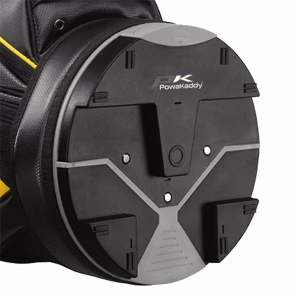 PowaKaddy Dri-Tech Cart Bag Gunmetal Yellow 5 PowaKaddy Dri-Tech Cart Bag Gunmetal Yellow - Image 3