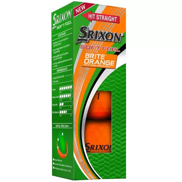 Srixon Soft Feel Golf Balls Orange 6 Srixon Soft Feel Golf Balls Orange - Image 4