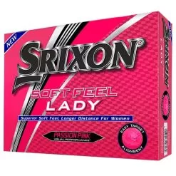 Srixon Soft Feel Lady Golf Balls Pink