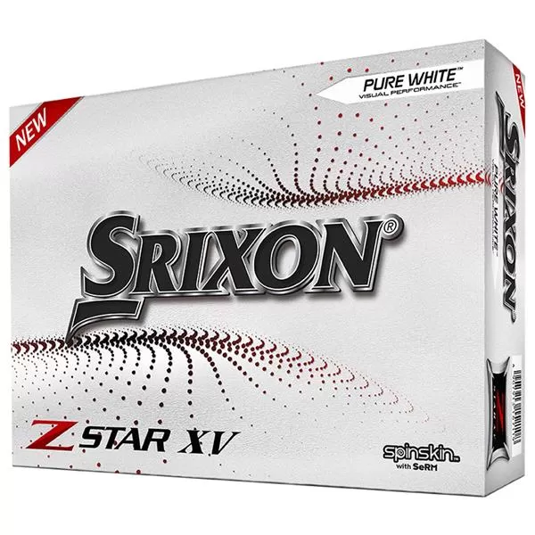 Srixon Z-Star XV Golf Balls White 3 Srixon Z-Star XV Golf Balls White