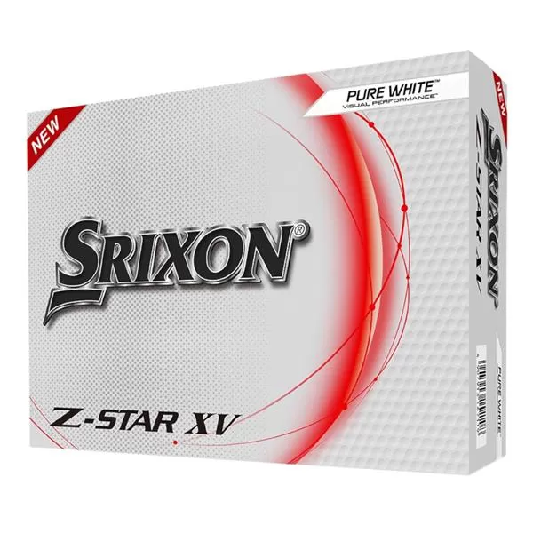 Srixon Z Star XV Golf Balls Dozen Pure White 3 Srixon Z Star XV Golf Balls Dozen Pure White