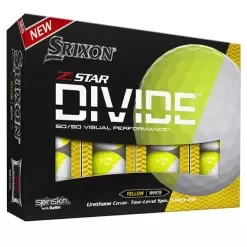 Srixon Z Star Divide Golf Balls Dozen WHITE YELLOW -Sale Golf Online SR23D0113001 5 L