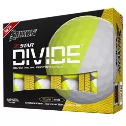 Srixon Z Star Divide Golf Balls Dozen WHITE YELLOW