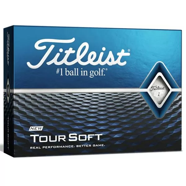 Titleist Tour Soft Golf Balls Dozen White 3 Titleist Tour Soft Golf Balls Dozen White