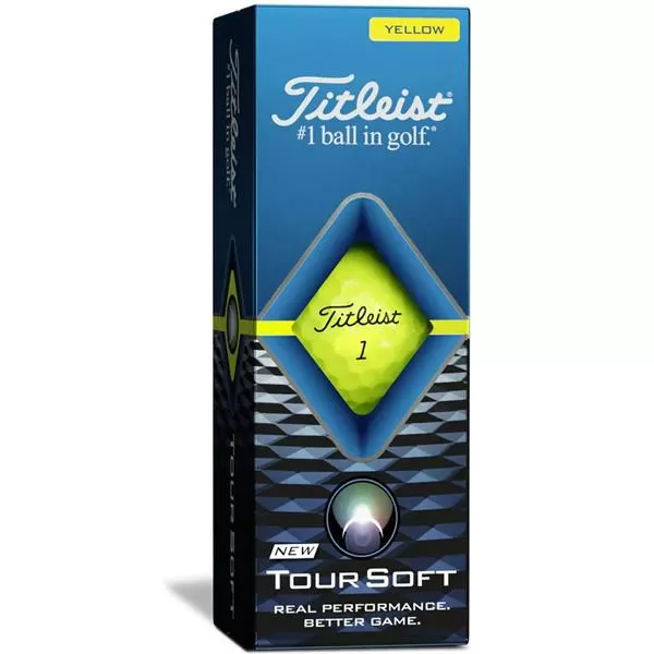 Titleist Tour Soft Golf Balls Dozen Yellow 5 Titleist Tour Soft Golf Balls Dozen Yellow - Image 3