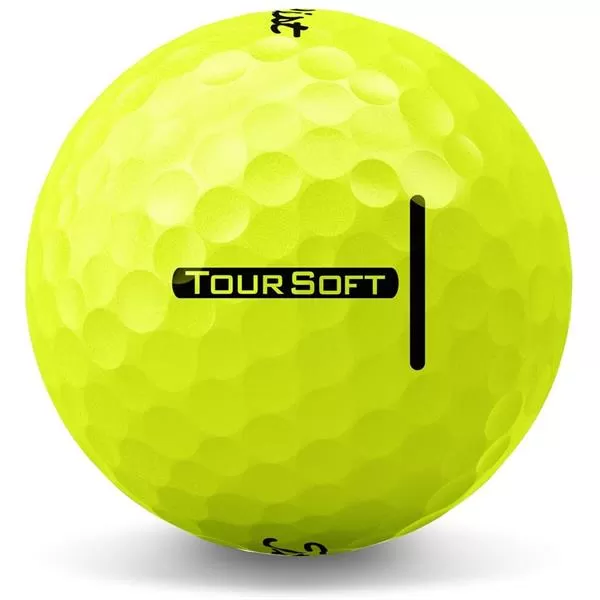 Titleist Tour Soft Golf Balls Dozen Yellow 6 Titleist Tour Soft Golf Balls Dozen Yellow - Image 4